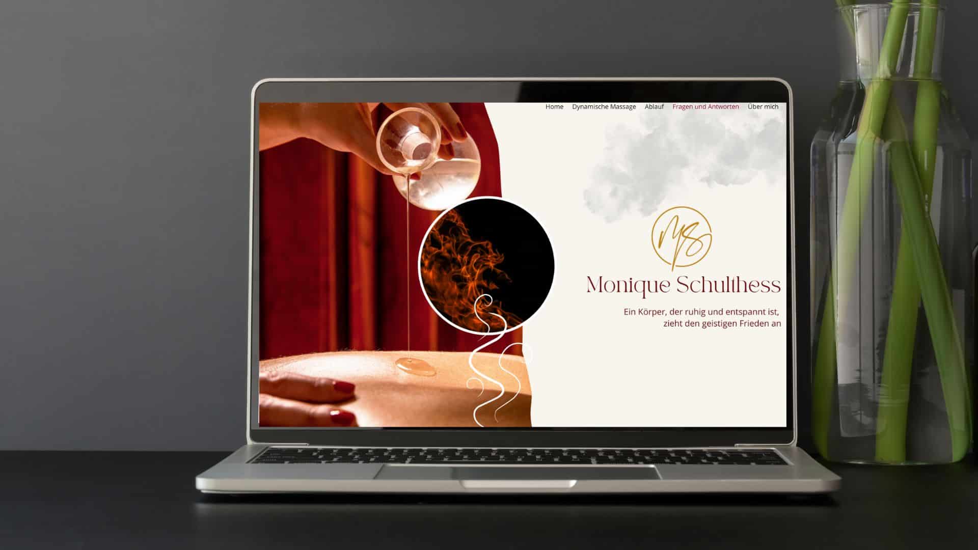 Webdesign Bern - Massage für Frauen - Monique Schulthess