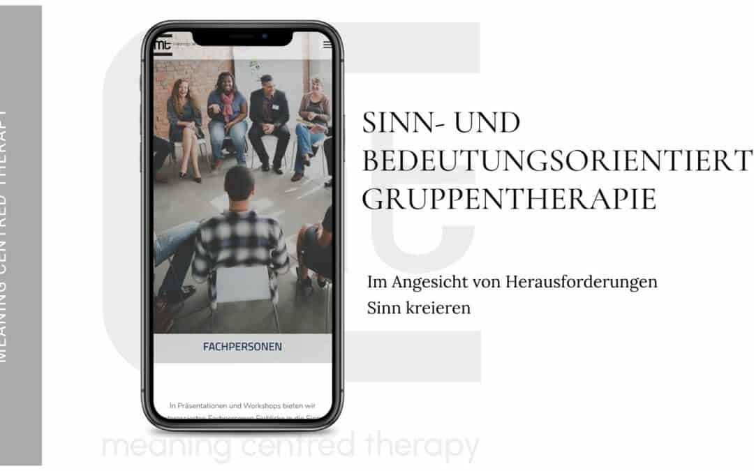 Homepage für Meaning Centred Therapy nach Viktor Frankl – Zürich