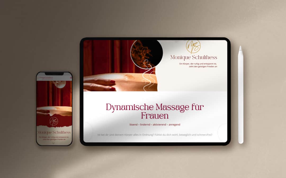 Webdesign Bern – Massage für Frauen – Monique Schulthess